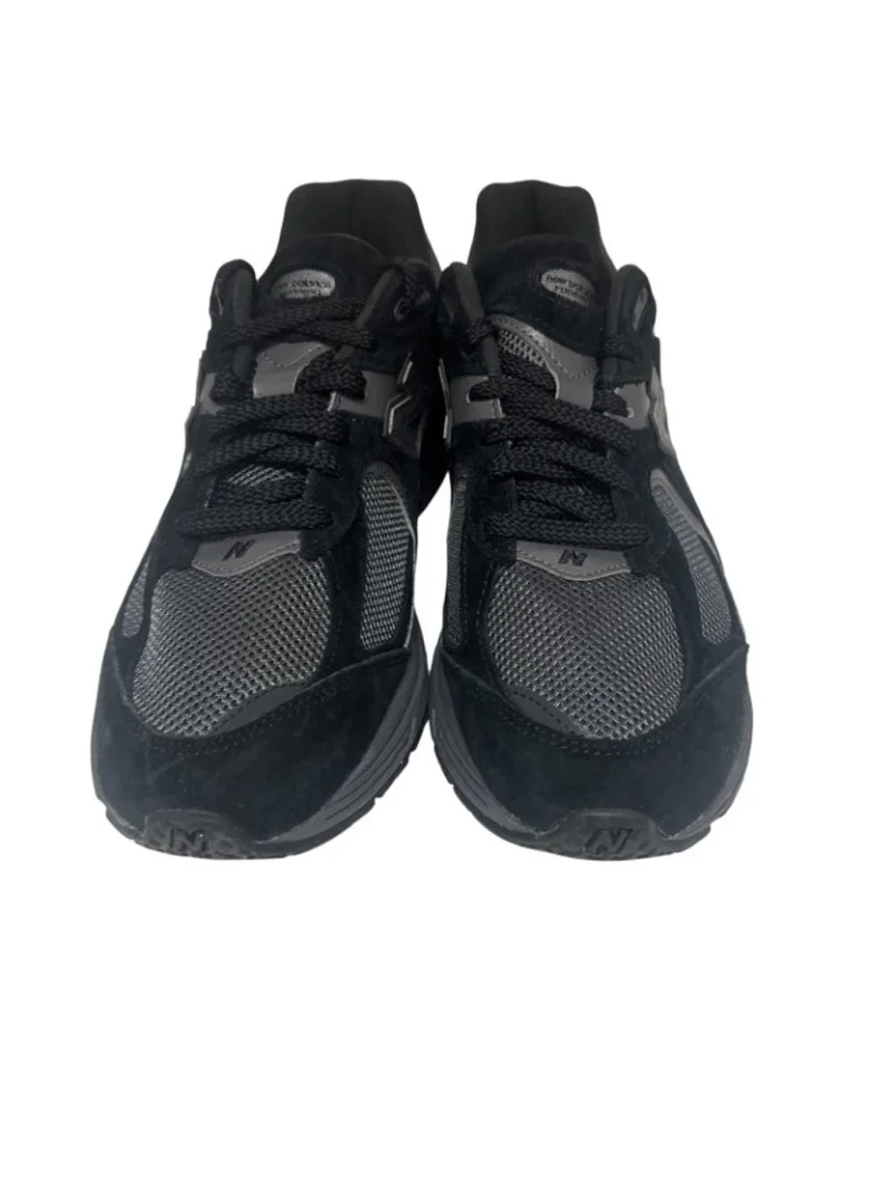 New Balance Men's  2002R Running Shoe Black Grey Size 10M